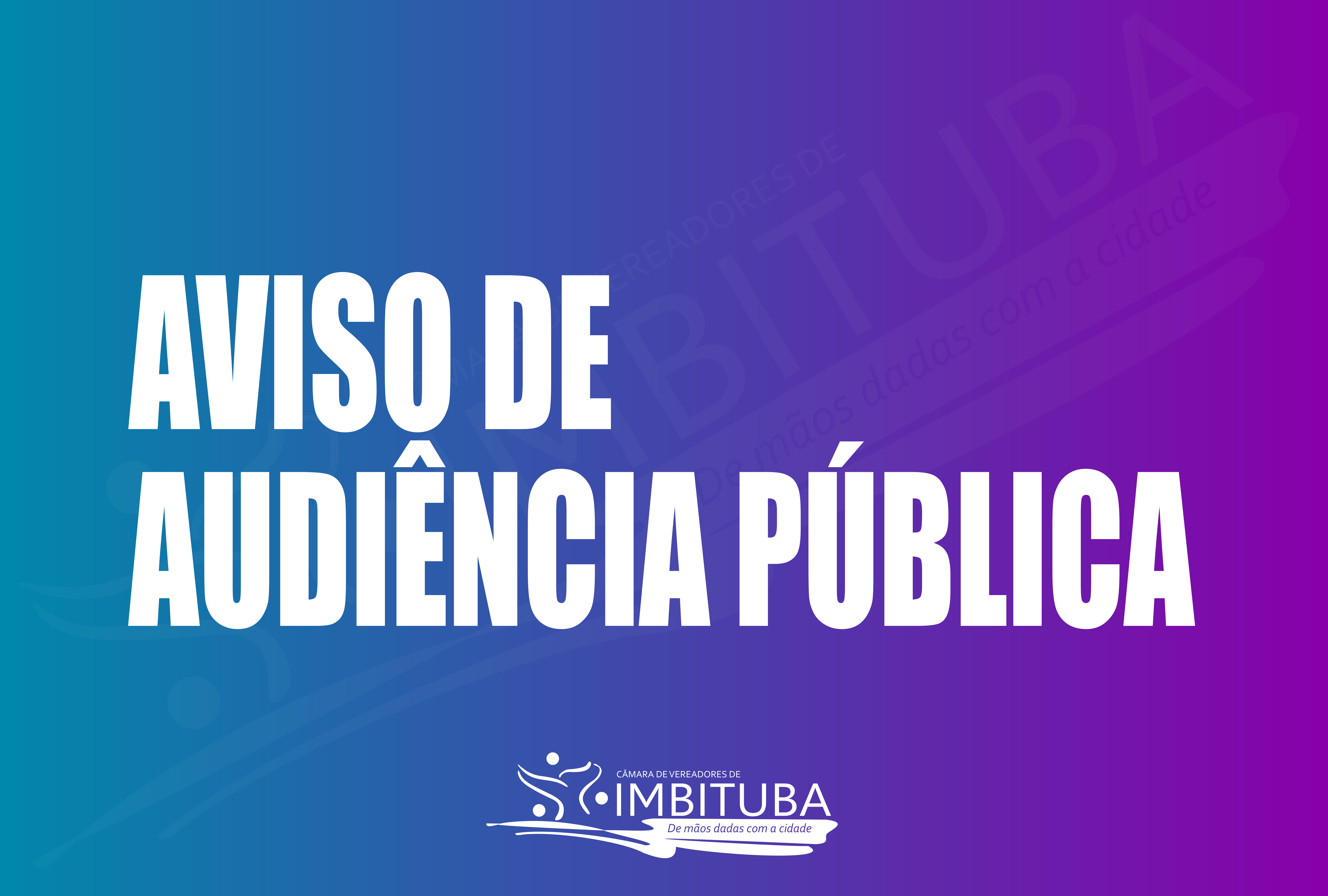 Câmara de Imbituba realizará Audiência Pública virtual para avaliar as metas fiscais referentes ao 1º quadrimestre de 2021