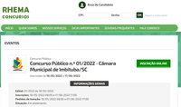 Concurso Público n.º 01/2022 - Câmara Municipal de Imbituba/SC