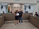 Professora Cláudia Maria Carvalho de Souza recebe Moção de Congratulação Professora Cláudia Maria Carvalho de Souza recebe Moção de Congratulação