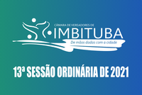 Pauta da 13ª Sessão Ordinária