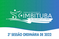 Pauta da 3ª Sessão Ordinária de 2022