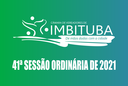 Pauta da 41ª Sessão Ordinária de 2021 Pauta da 41ª Sessão Ordinária de 2021