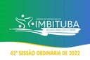 Pauta da 42ª Sessão Ordinária de 2022 Pauta da 42ª Sessão Ordinária de 2022