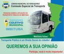 Pesquisa sobre a situação do transporte público de Imbituba